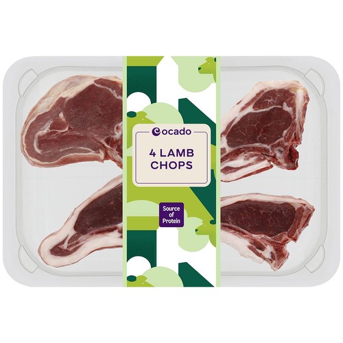 Ocado 4 Lamb Chops