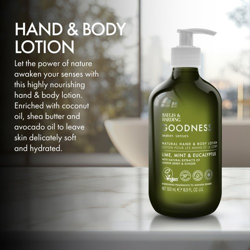 Baylis & Harding Goodness Awaken Lime, Mint & Eucalyptus Hand & Body Lotion
