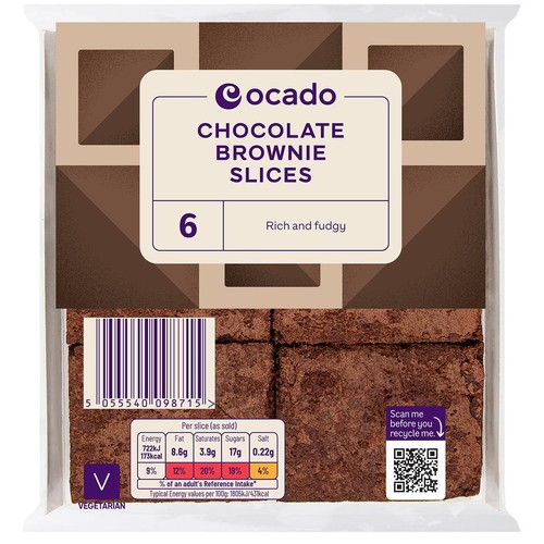 Ocado Chocolate Brownie Slices