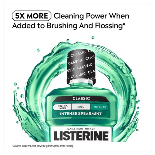 Listerine Fresh Burst Intense Spearmint Classic Mouthwash