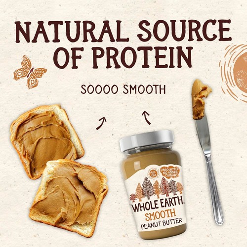 Whole Earth Smooth Peanut Butter