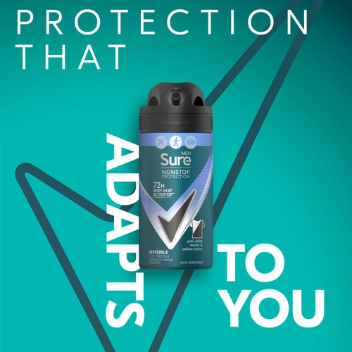 Sure Men 72hr Nonstop Protection Ice Fresh Deodorant Travel Size