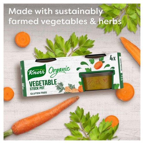 Knorr 4 Organic Vegetable Stock Pot