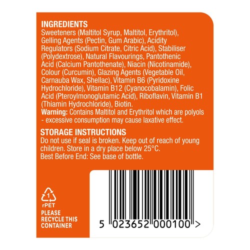 Natures Aid Energy & Mind Support Vitamin Jelly Beans