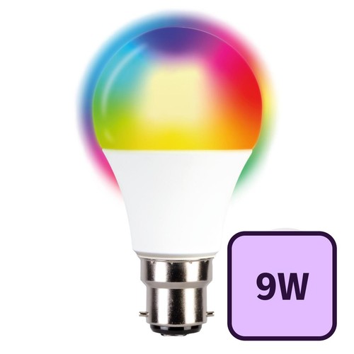 TCP LED Plus Colour Changing Classic 800L B22 9W with Remote