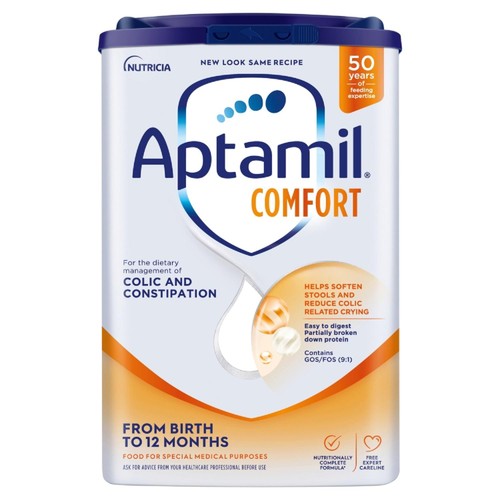 Aptamil Comfort Baby Milk Formula Powder from Birth for