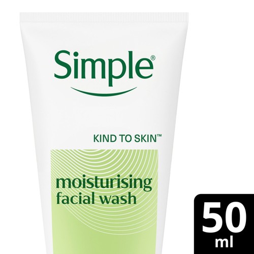 Simple Moisturising Facial Wash Travel Size