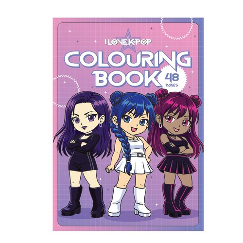 Hoot K-POP Colouring Book 