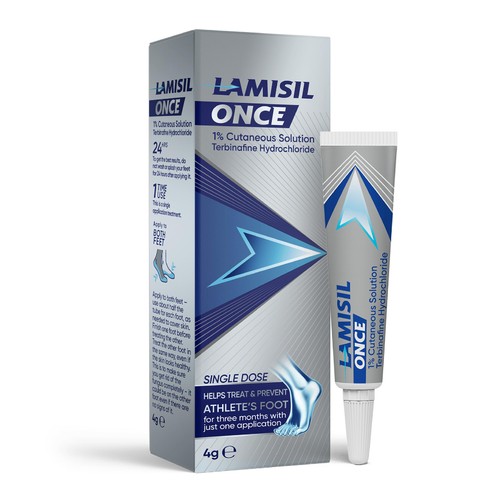 Lamisil Once Athletes Foot Single Dose Antifungal Care 1% Cutaneous