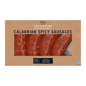 M&S Collection Master Grill Calabrian Spicy Sausages