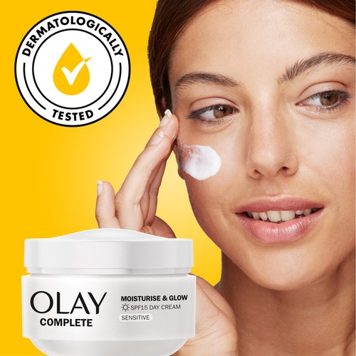 Olay Essentials Complete Care Moisturiser UV Cream Sensitive SPF 15