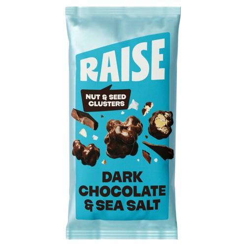 Raise Snacks-Dark Chocolate & Sea Salt, Clusters of Nuts & Seeds