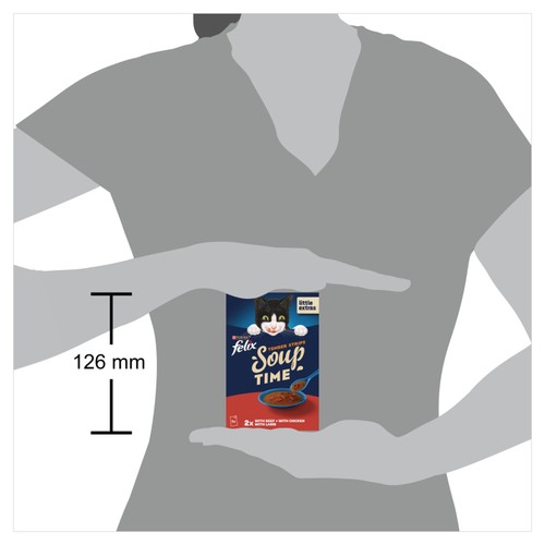 Felix Soup Tender Strips Farm Selection Wet Cat Food