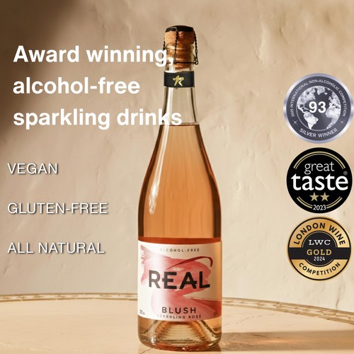 REAL Blush Slow Fermented Sparkling Tea