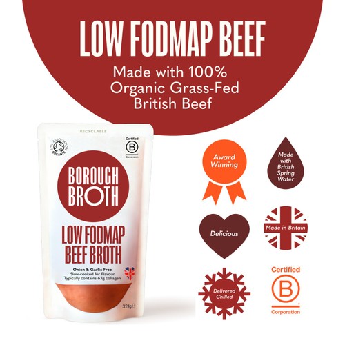 Borough Broth Organic Low FODMAP Beef Broth