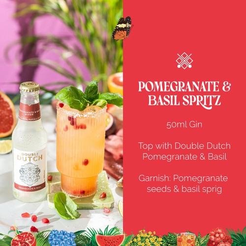 Double Dutch Pomegranate & Basil