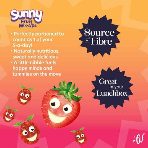 Whitworths Sunny Mix Ups Strawberry & Sultana