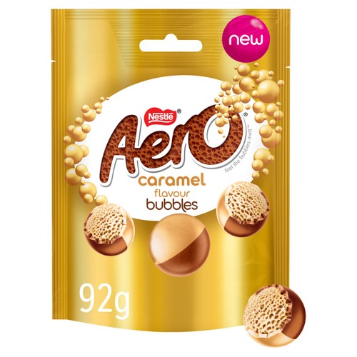 Aero Bubbles Caramel Pouch