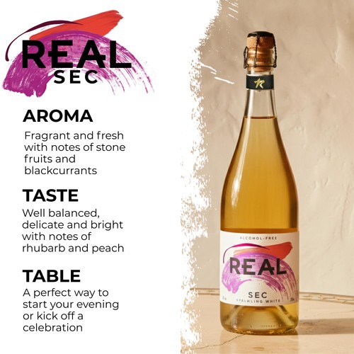 REAL Sec Slow Fermented Sparkling Tea