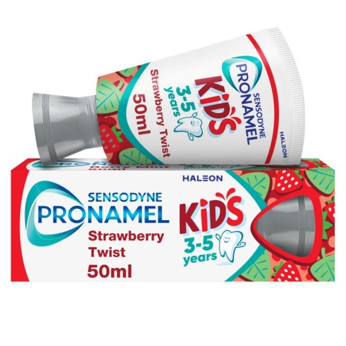 Sensodyne Pronamel Kids 3-5 Years Toothpaste, Strawberry Twist, 50ml