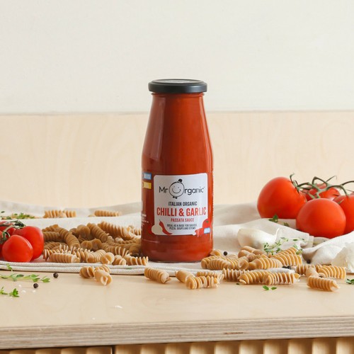 Mr Organic Chilli & Garlic Passata Sauce