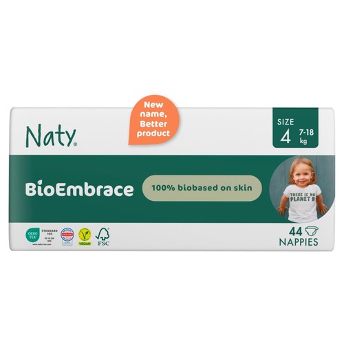 Naty BioEmbrace Big Pack Nappies Size 4 (7-18kg)