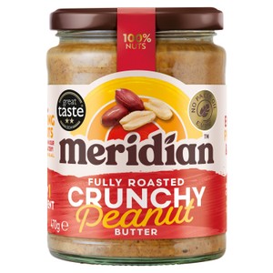 Meridian Crunchy Peanut Butter 100% Nuts
