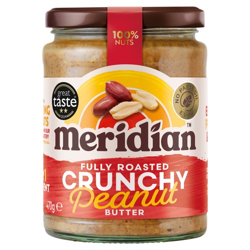 Meridian Crunchy Peanut Butter 100% Nuts