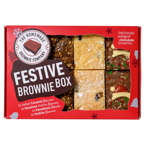 Homemade Brownie Co. Festive Brownie Gift Box (8)