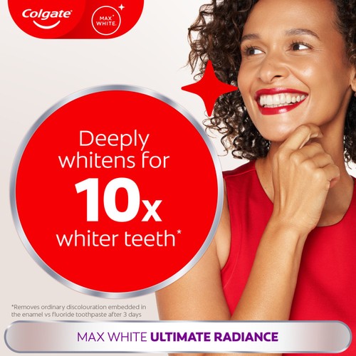 Colgate Max White Ultimate Radiance At Home Teeth Whitening Toothpaste
