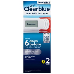 Clearblue Digital Ultra Early Pregnancy Test 2 Pack