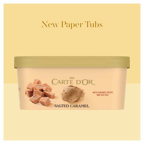 Carte D'Or Rich Salted Caramel Ice Cream Tub