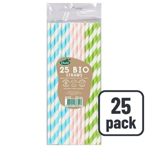 Foila Pastel Dots Paper Straws - 25 Pack, 6mm X 19.7cm, Biodegradable For Drinks & Crafts - View #2