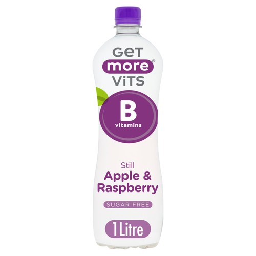 Get More B-Vitamins Still Water Apple & Raspberry