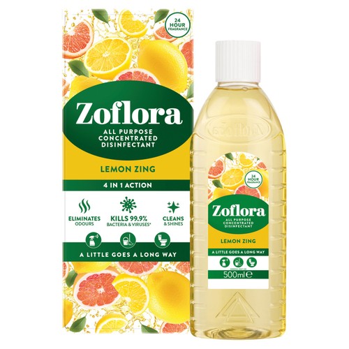 Zoflora Concentrated Disinfectant Lemon Zing