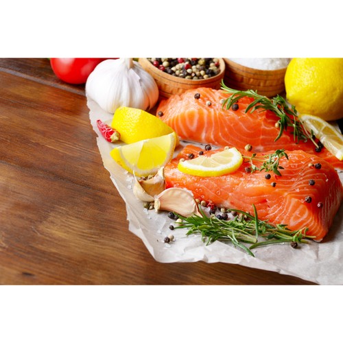 Russell's Salmon Fillets Skin On Mid/Tail Fillets
