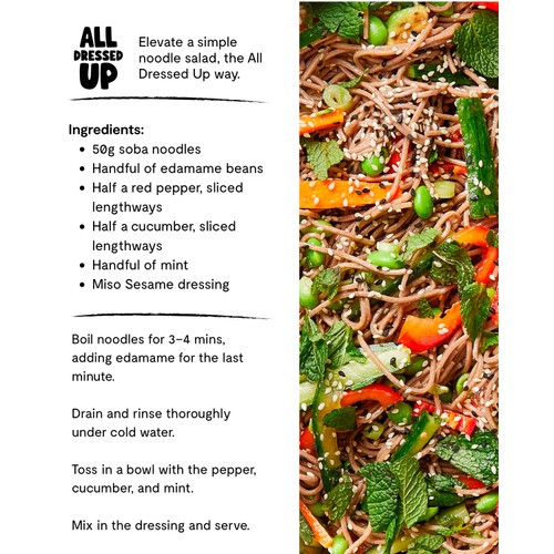 All Dressed Up Miso & Sesame Salad Dressing