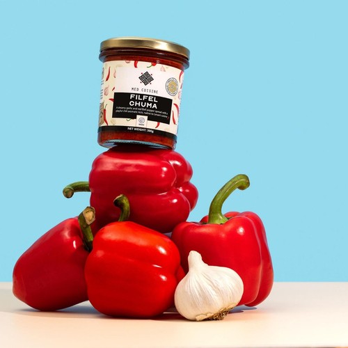 Med Cuisine Filfel Chuma Roasted Red Peppers, Garlic & Spices Spread