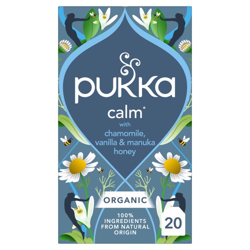 Pukka Organic Chamomile, Vanilla & Manuka Honey Tea x20 CompostableTea Bags