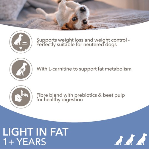 IAMS Advanced Nutrition Adult Dog Food Light in Fat With Fresh Chicken