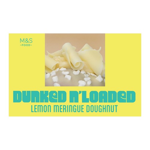 M&S Dunked & Loaded Lemon Meringue Doughnut