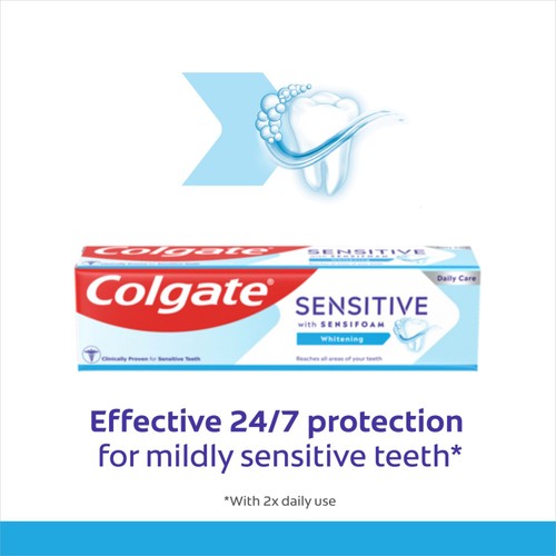 Colgate Sensifoam Sensitive Teeth Whitening Toothpaste