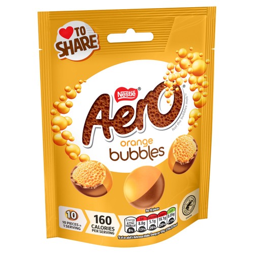 Aero Bubbles Orange Pouch