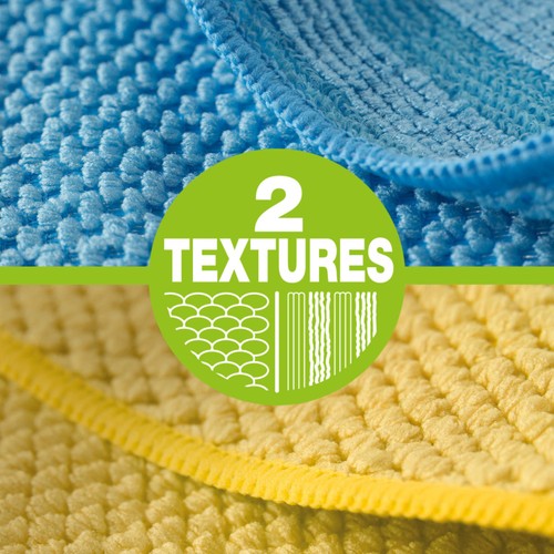 Spontex Microfibre Cloths Bathroom Cleaning Kit