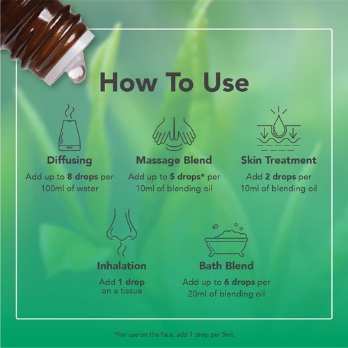Tisserand Tea Tree Organic Pure Essential Oil