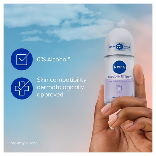 NIVEA Double Effect Anti-Perspirant Deodorant Roll-On 