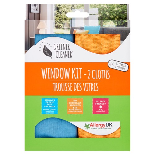 Greener Cleaner Window Microfibre Cloth Kit