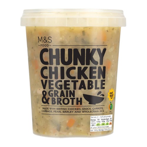M&S Chunky Chicken & Grains Soup