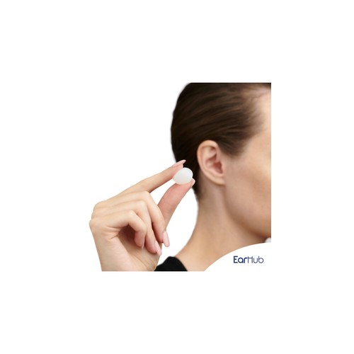 EarHub Sleepwell Soft Silicone Earplugs 6 Pair