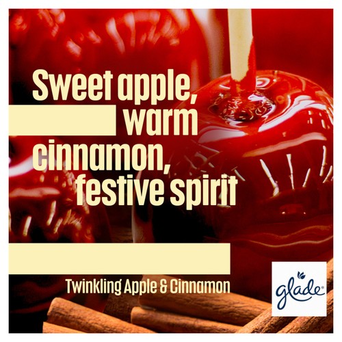 Glade Festive Candle Twinkling Apple & Cinnamon